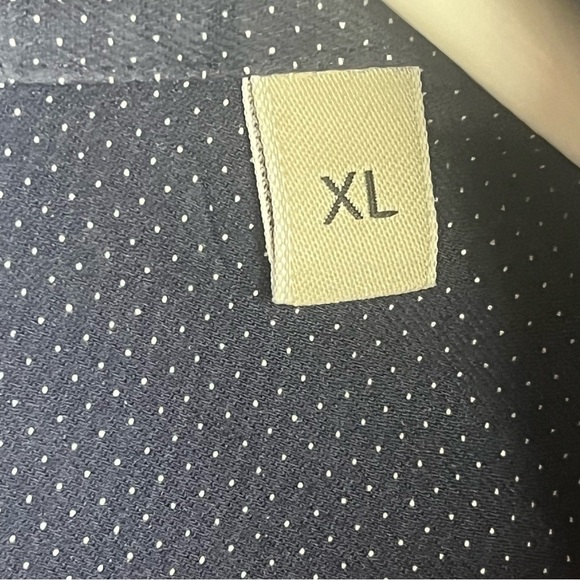 Zegna Z Zegna Men's Stretch Navy Blue Button Up Dress Shirt Sz XL - Picture 7 of 15